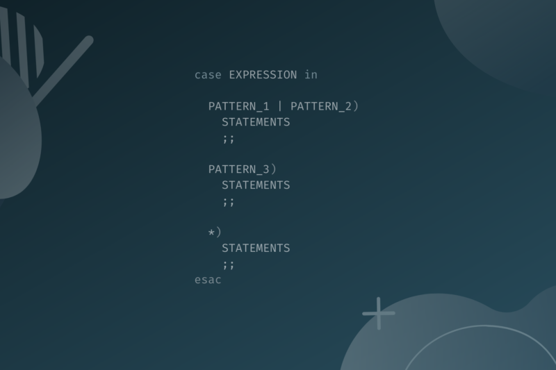 Bash Case Statement illustration