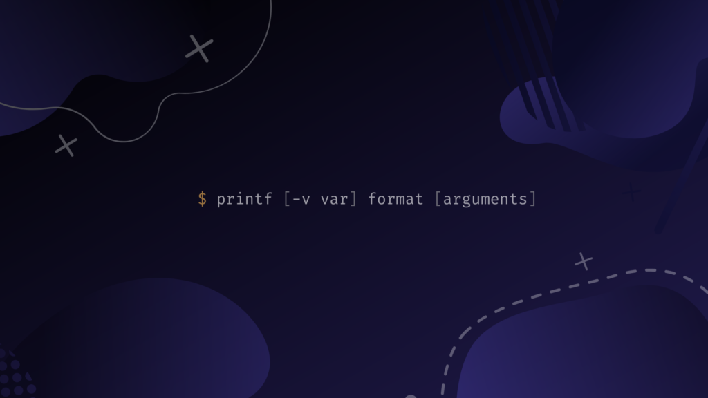 Bash printf Command illustration