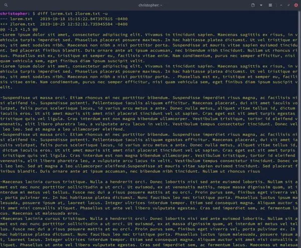 Diff Command in Linux illustration