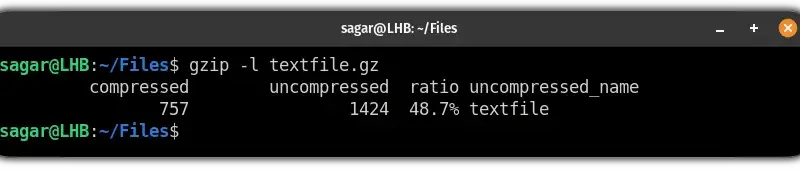 Gzip Command in Linux illustration