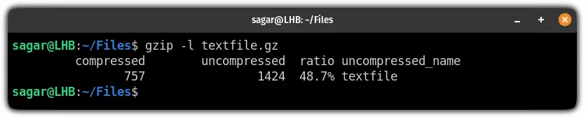 Gzip Command in Linux illustration