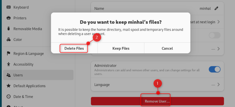 How to Add and Delete Users on Debian 13 illustration