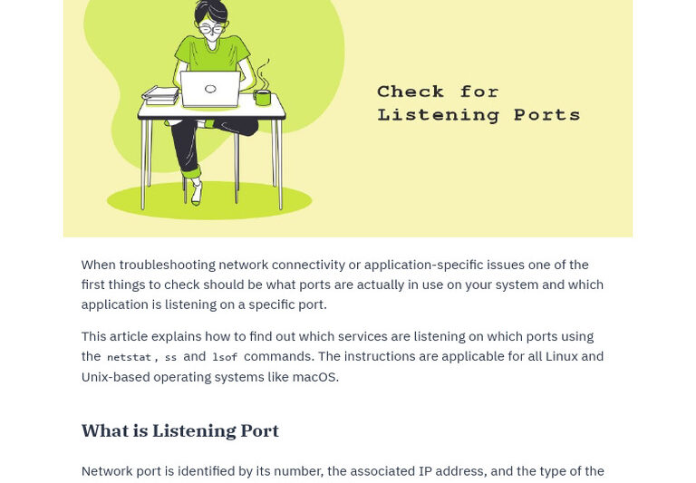 How To Check For Listening Ports In Linux: A Quick Guide