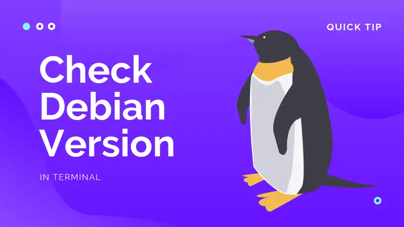 How to Check your Debian Linux Version illustration