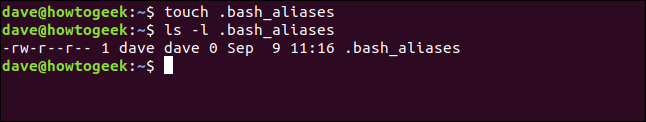 How to Create Bash Aliases example