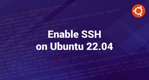 How to Enable SSH on Ubuntu example