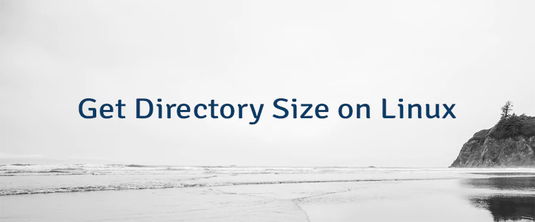 How to Get the Size of a Directory in Linux illustration