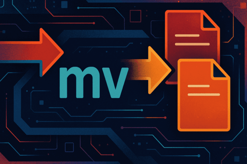 How to Move Files and Directories in Linux (mv Command) illustration