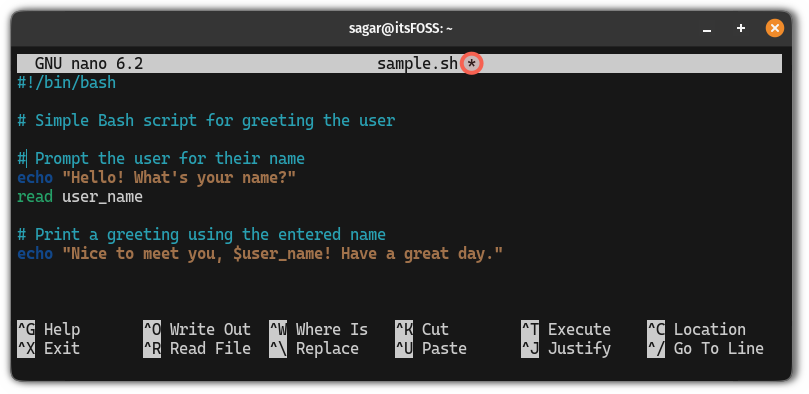 How to Save and Exit in Nano illustration
