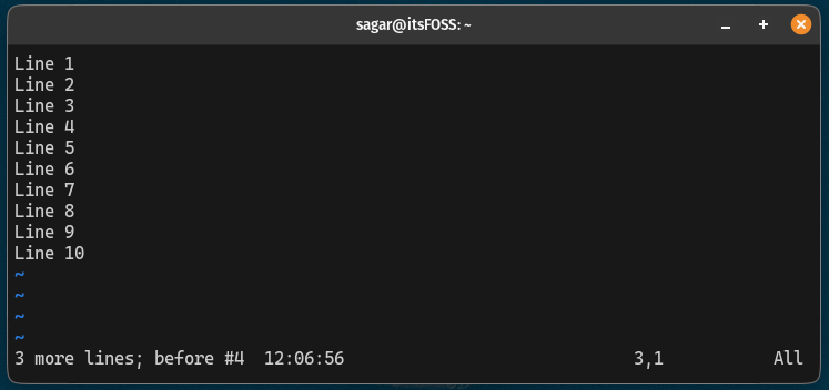 How to Undo and Redo in Vim / Vi illustration