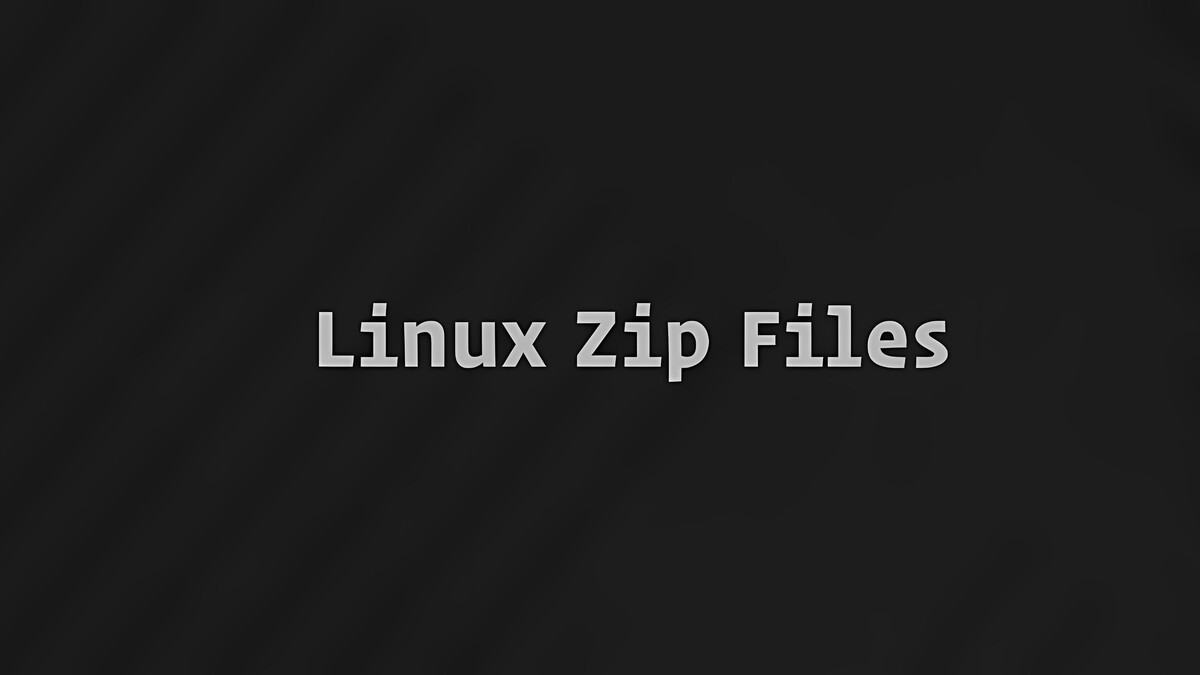 How to Zip Files and Directories in Linux illustration