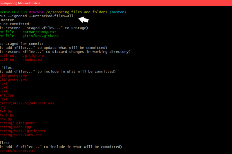 Ignoring Files and Directories in Git (.gitignore) illustration