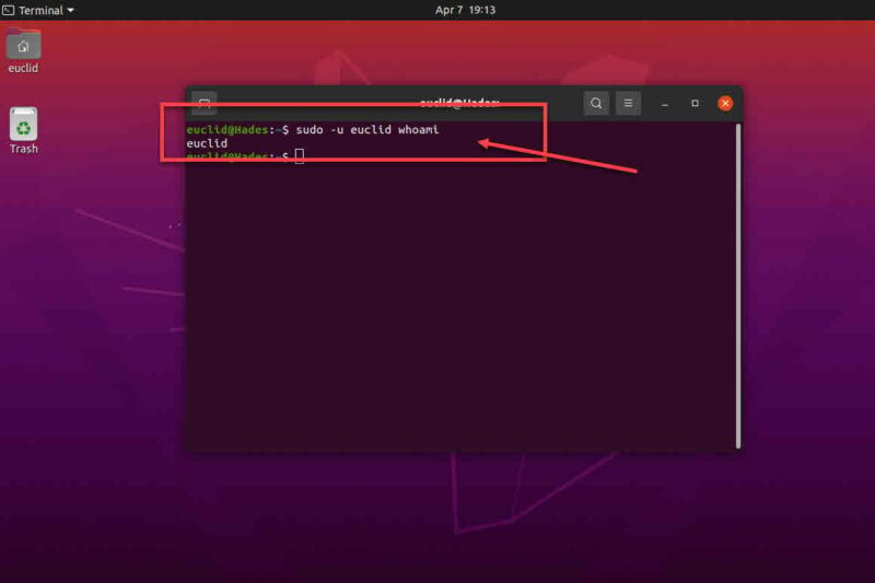 Sudo Command in Linux example