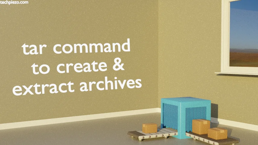 Tar Command in Linux (Create and Extract Archives) illustration