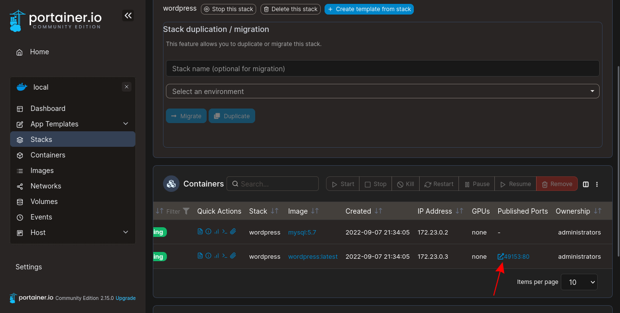 install portainer docker compose illustration