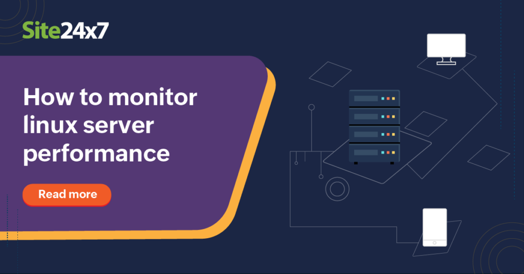 monitor linux server performance illustration