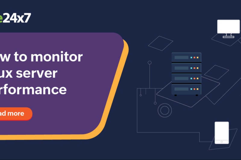 monitor linux server performance illustration