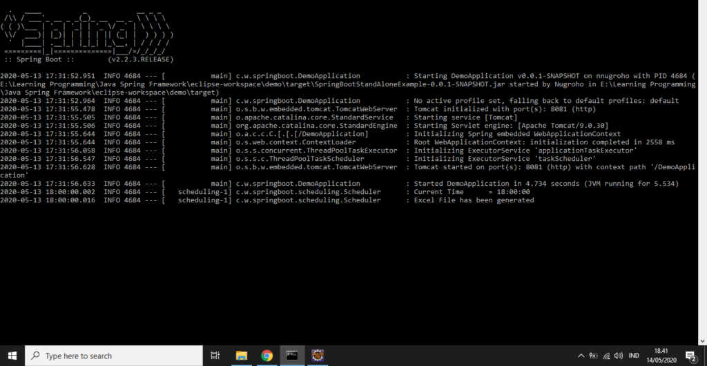 scheduled cron spring visual guide