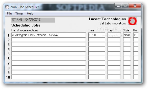 scheduling a cron job illustration
