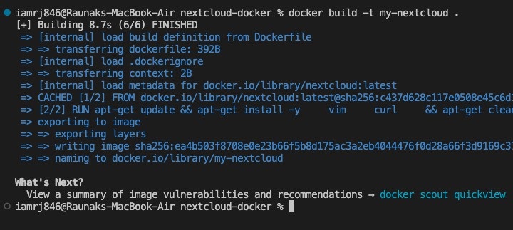 self hosted nextcloud docker illustration