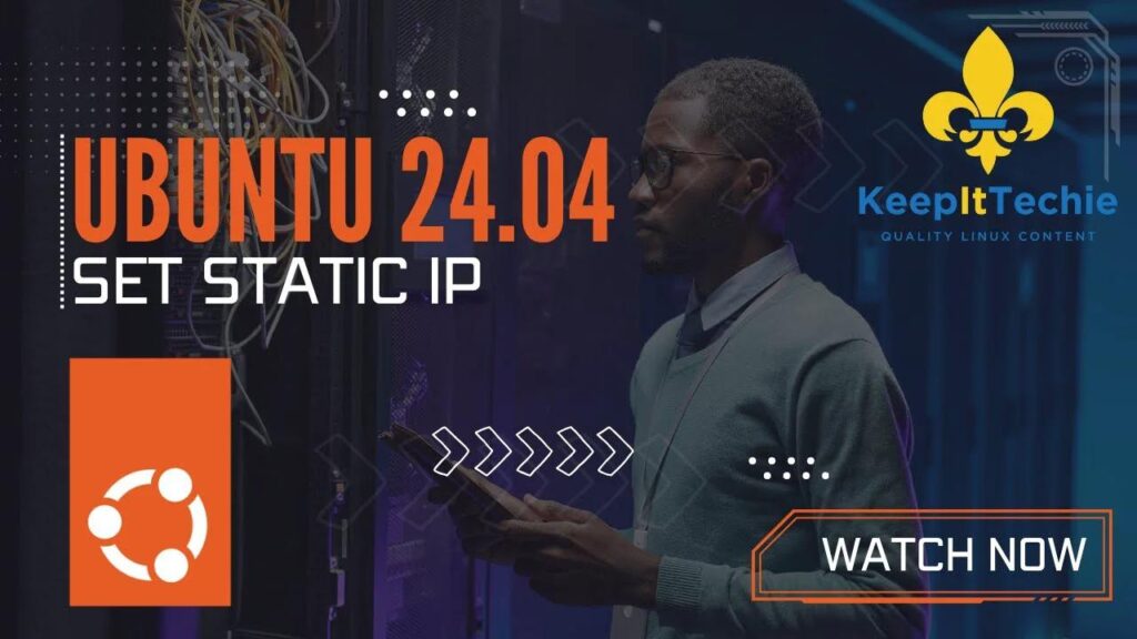 setup static ip ubuntu 24.04 illustration