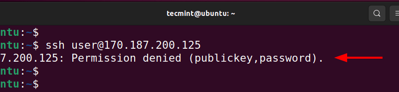 ssh permission denied publickey illustration
